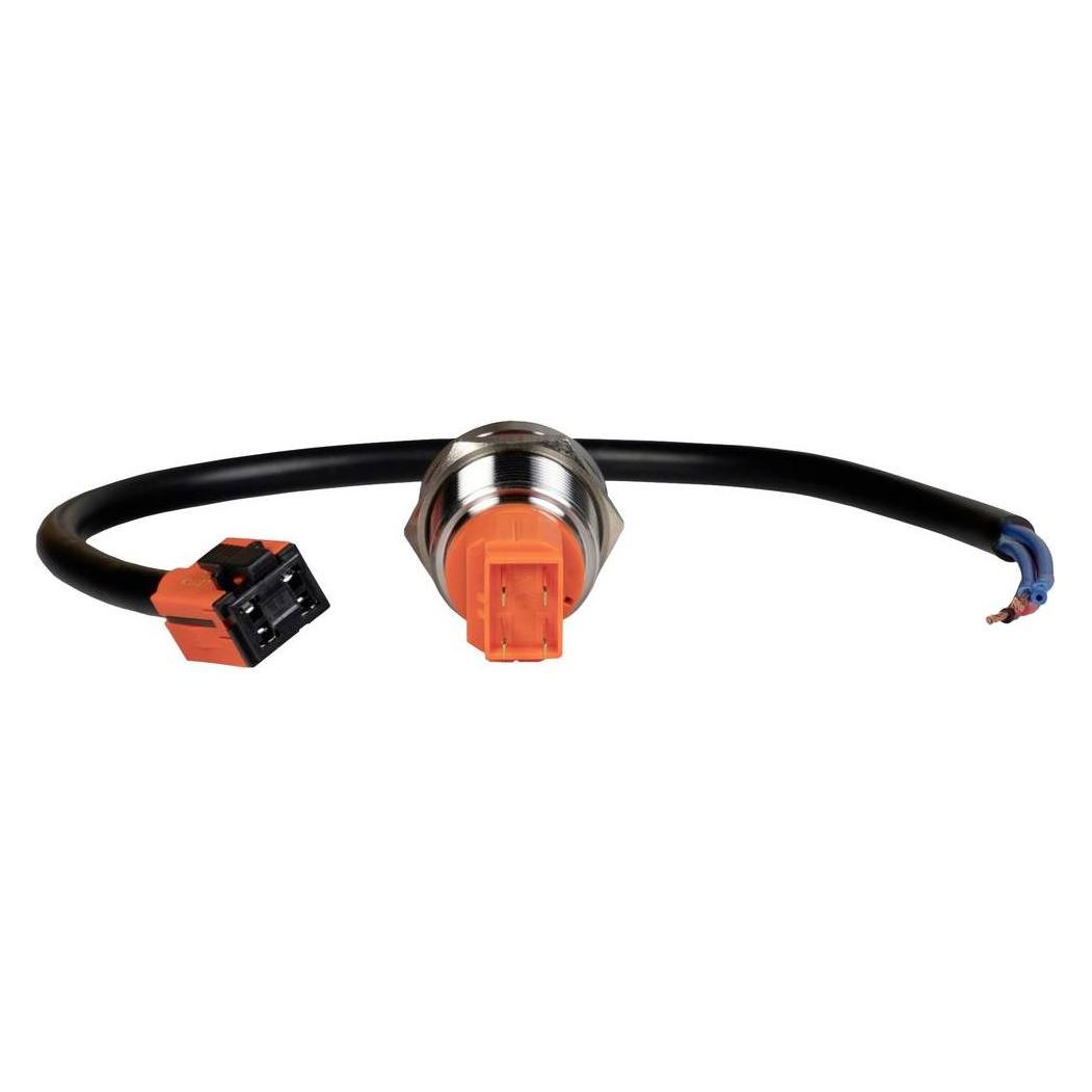 Joy-it 22T-02 22T-02 Tastschalter 24 V 2 A 1 x Ein/Aus rastend Rot, Blau (Ø x L) (22T-02)