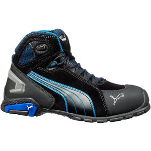 Puma-Safety Sicherheitsschuhe Rio Black Mid, S3L, Stiefel, Aluminiumkappe, Veloursleder, Gr. 46