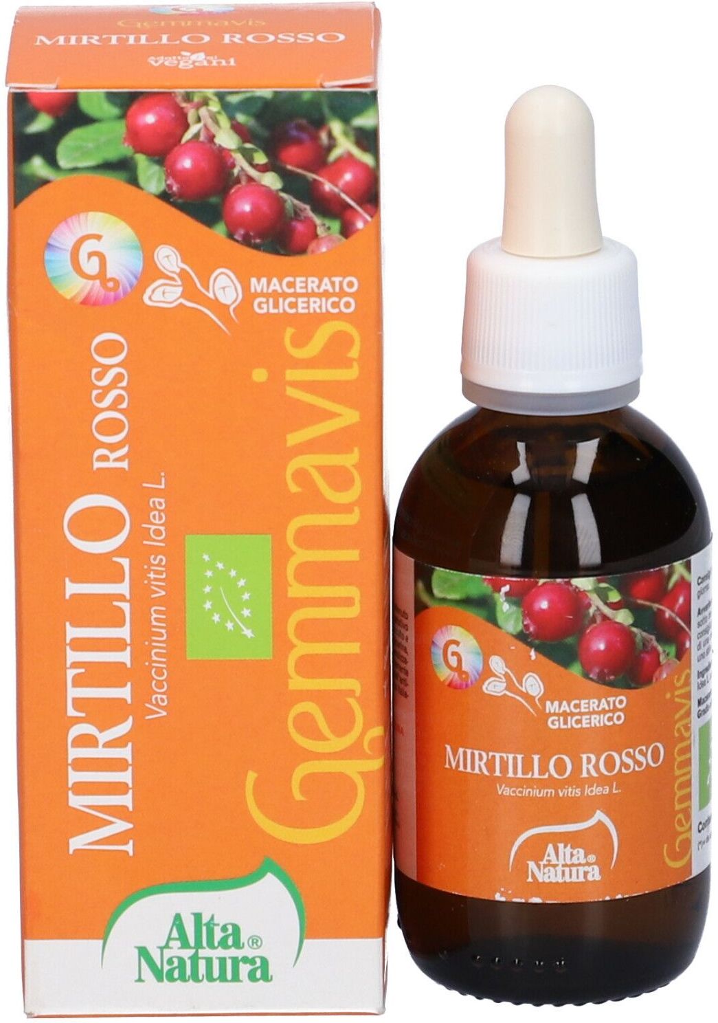 ALTA NATURA-INALME Srl Gemmavis Mirtillo Rosso 50ml - Integratore ad Azione Antinfiammatoria