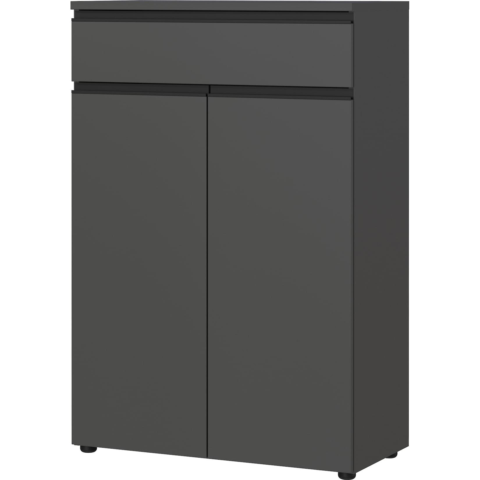Aktenschrank mit Schublade Soft-Close 80x120x40 cm Graphit