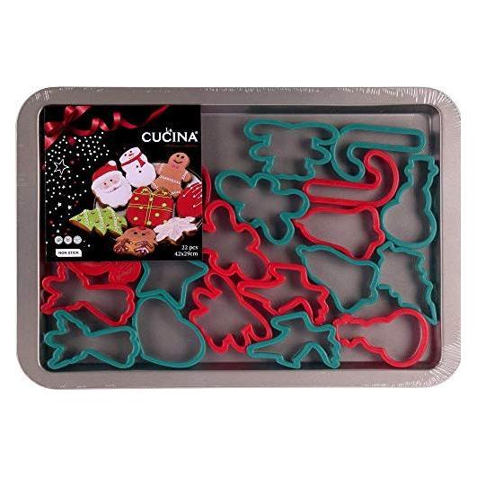 La Cucina Ausstechformen mit Backblech Weihnachten, 22tlg. (21206005)