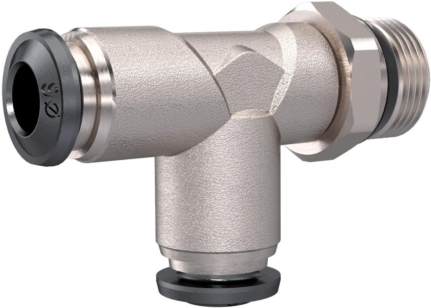 Riegler T-Steckverschraubung »universal short« L-Form, drhb. 1/2, Schl.8 (TSL128MSVUNI)