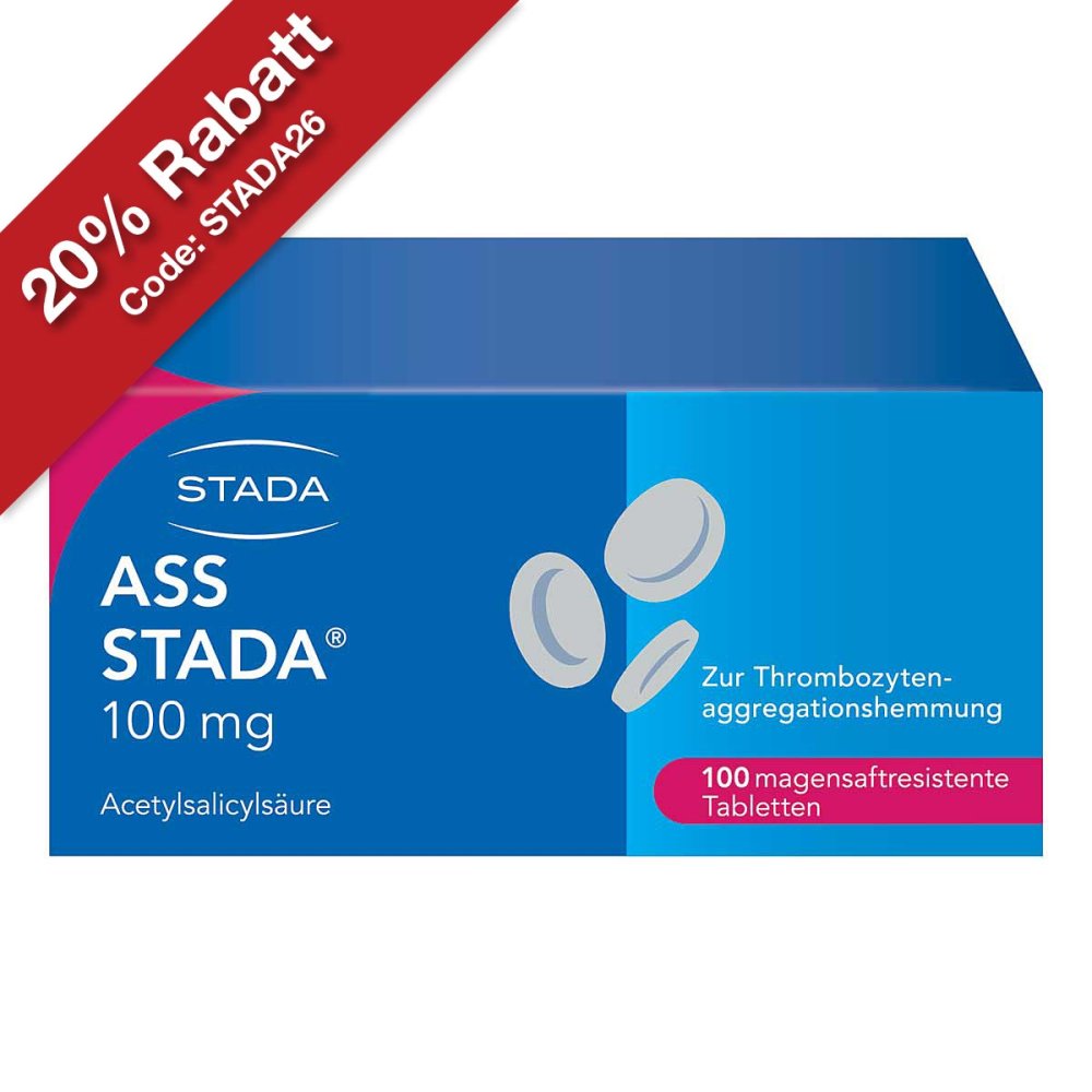 STADA Consumer Health Deutschland GmbH Ass Stada 100 mg magensaftresistente Tabletten 10544066