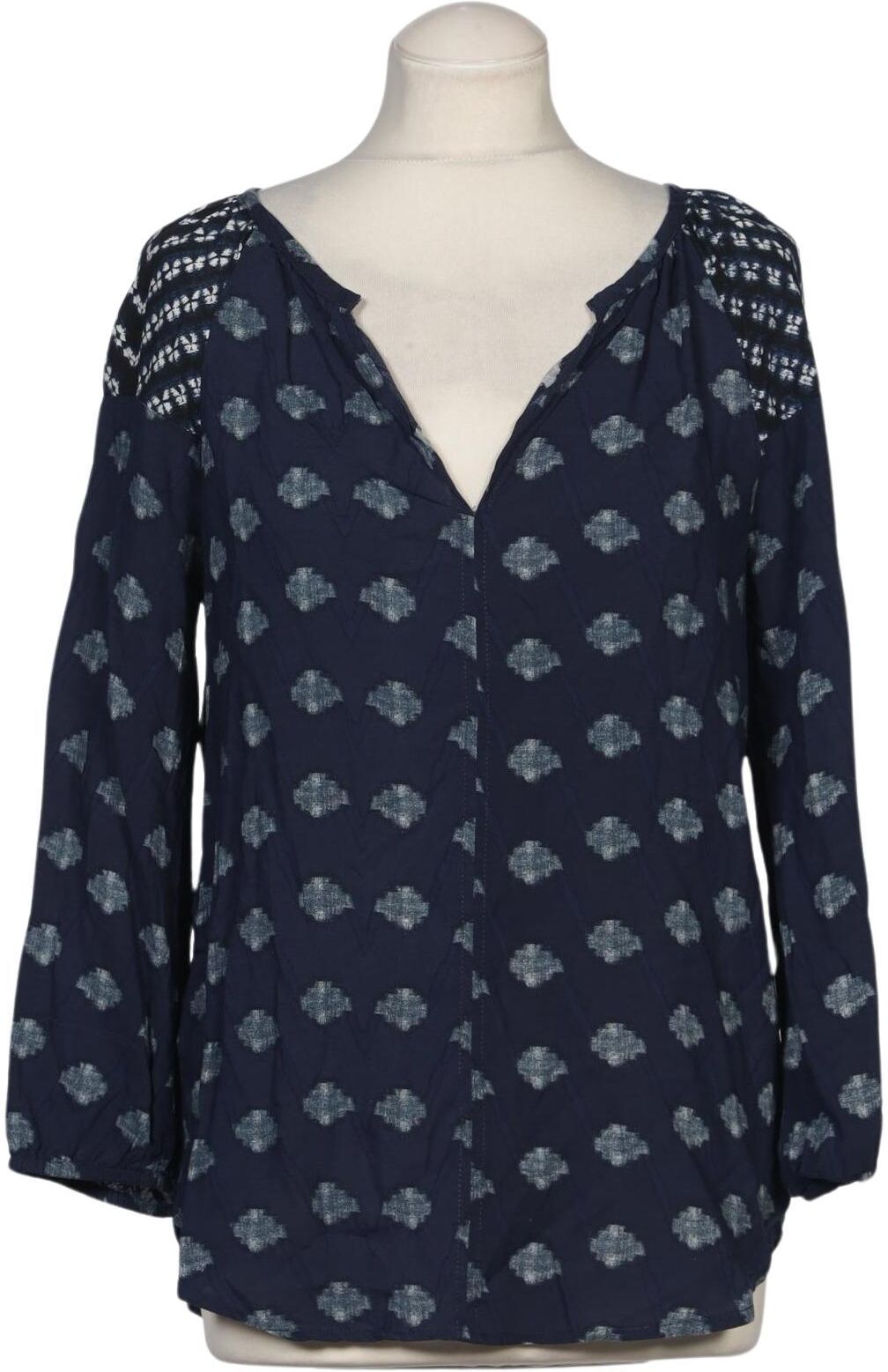 Velvet by Graham & Spencer Damen Bluse, Marineblau, Gr. M, Viskose - Second Hand