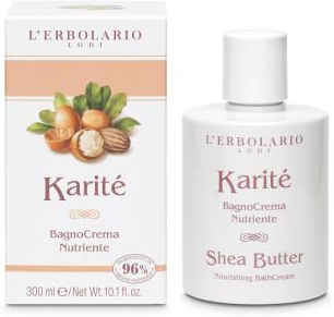 L'Erbolario Karité pflegende Badecreme 300 ml