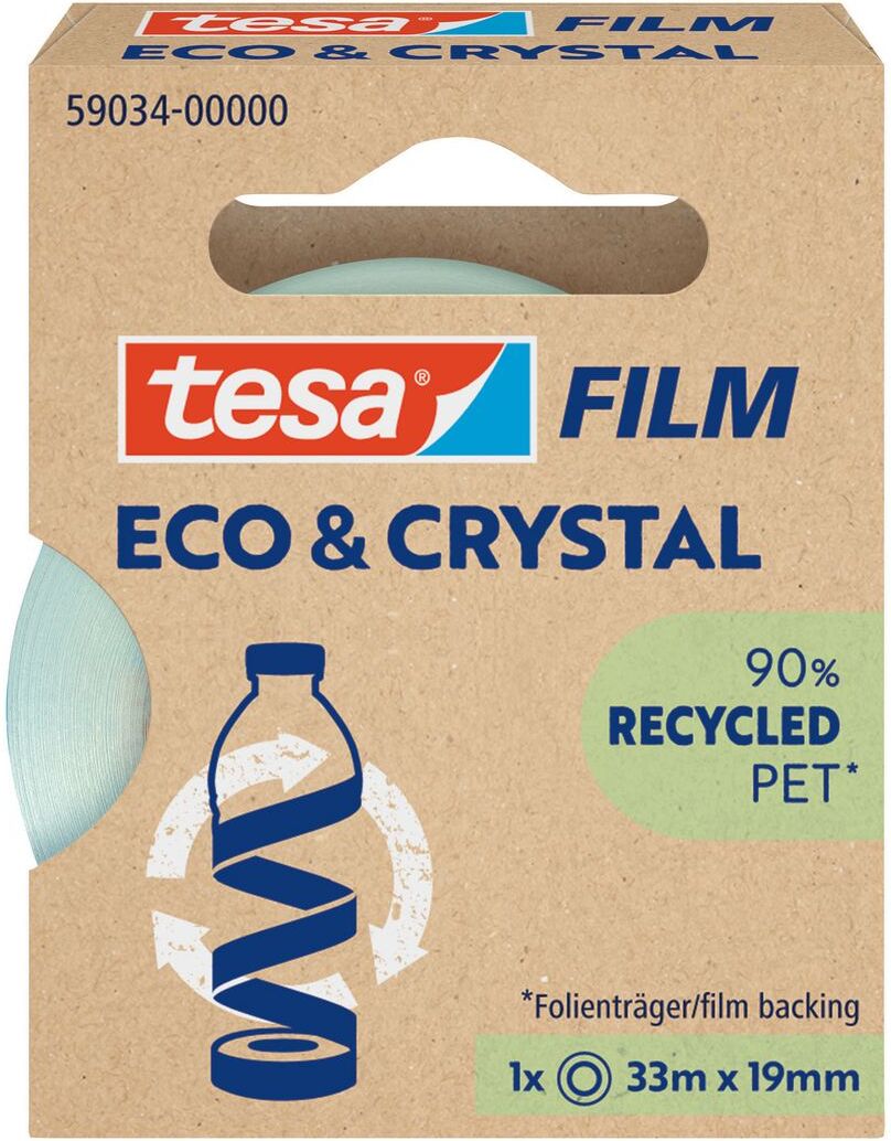TESA Dokumenttejp Eco & Crystal 19mmx33m