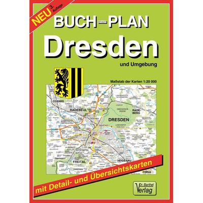 Buchstadtplan Dresden und Umgebung, Taschenbuch von Verlag Barthel, Barthel, A, 978-3-89591-008-1