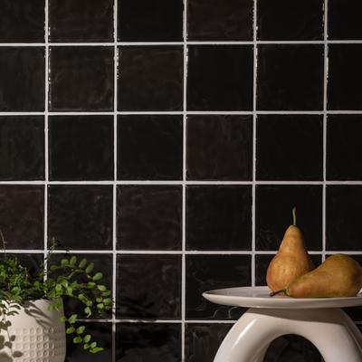 Cruz Bay Studio Harvest 4 in. x 4 in. Glazed Ceramic Wall Tile