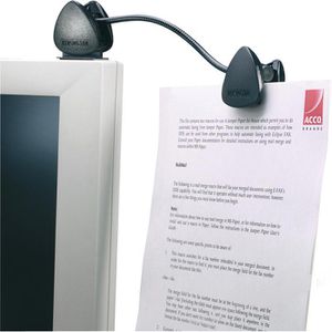 Kensington Dokumentenhalter FlexClip 62081, für DIN A4, aus Kunststoff