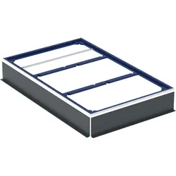 Geberit Duofix Installationsrahmen für Duschfläche, für zehn Füße, 160x100cm, 551.525.00.1