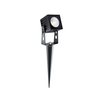 Zas SQ XL 7W 40-Grad 3000K LED-Flutlicht aus Aluminium mit mattschwarzer Oberfläche für professionelle Außenbeleuchtung - Beneito & Faure