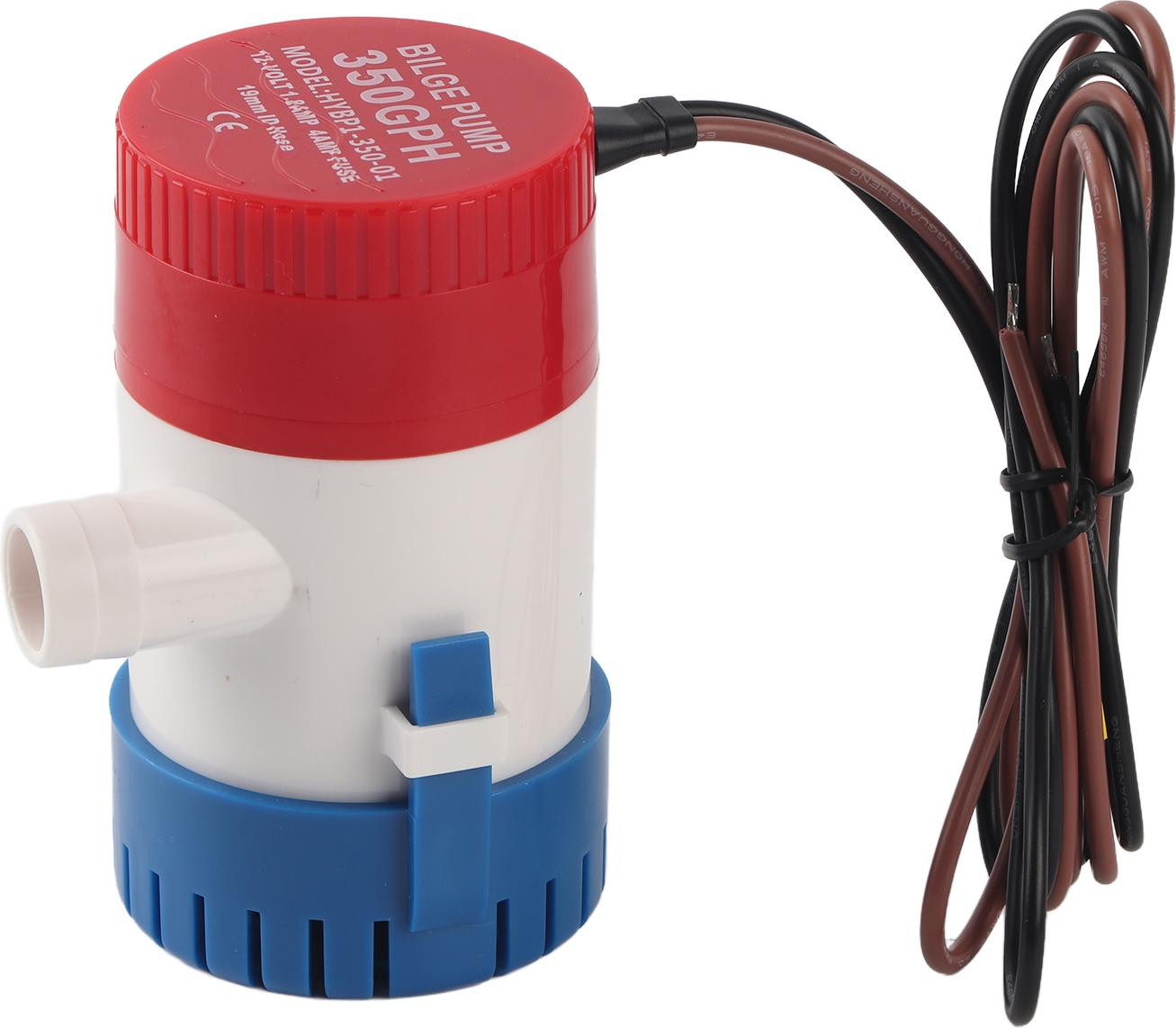 Gistuch Mini-dompelpomp 350 GPH, Elektrisch, Roestvrij Staal, 12V