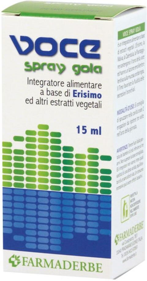 FARMADERBE Srl NUTRA VOCE SPRAY GOLA 15ML