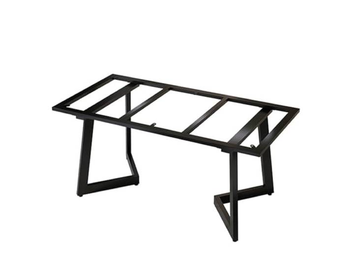 BNGFSDF Möbelfüße aus Metall, for Couchtisch, Schreibtischtischbeine, mit Bodenschonern, Nachttisch(Black,100 * 50cm/39.4 * 19.7in)