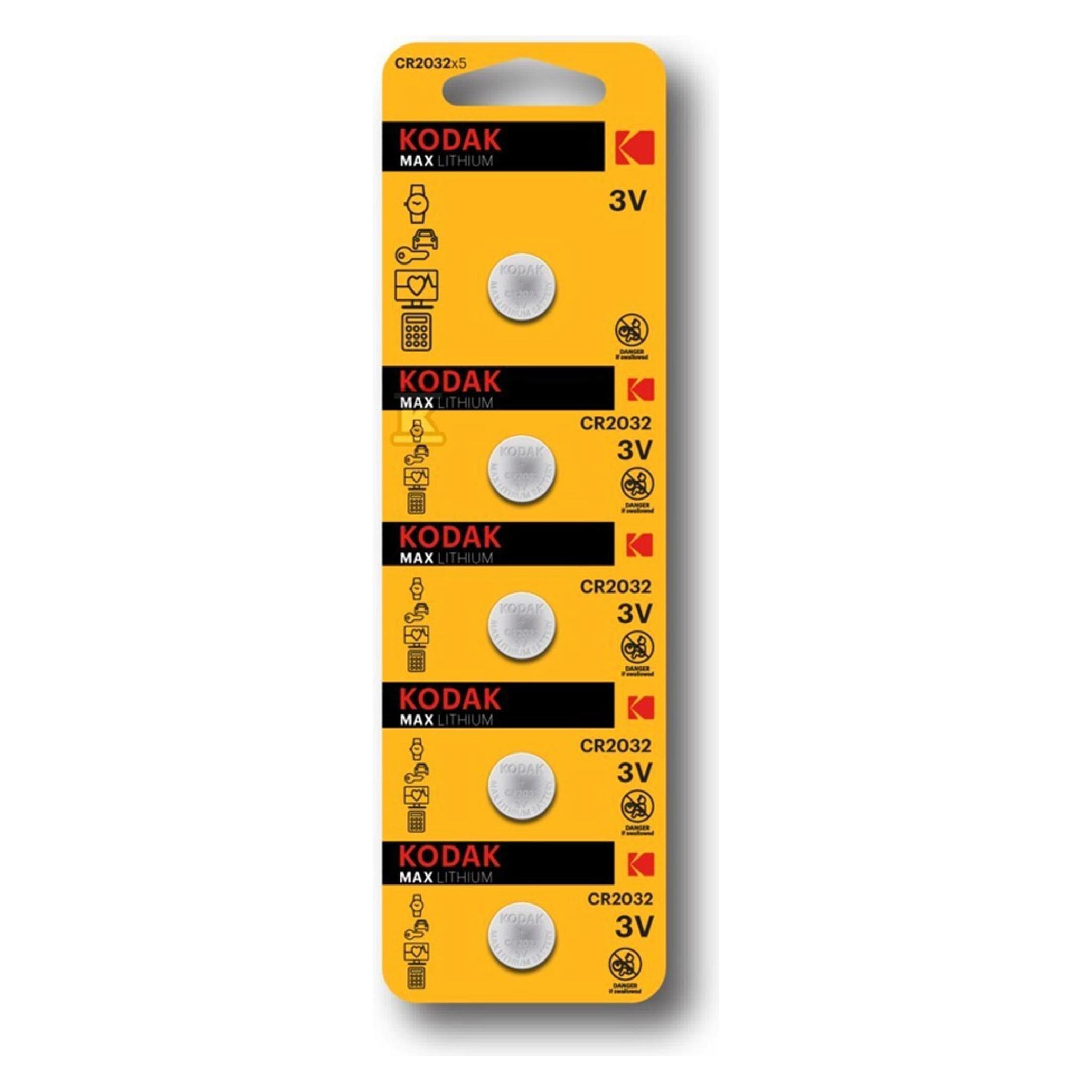 CR2032 5-pack Kodak (5 Stk., CR2032, 210 mAh) (CR2032_KO)