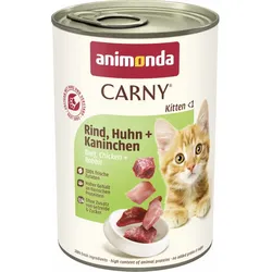 Animonda Cat Carny Kitten Rind, Huhn und Kaninchen 400 g