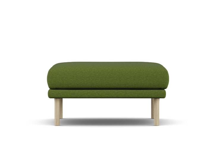1898 Sjövik Fußhocker Luiza Green 3975-Eiche weiß geölt