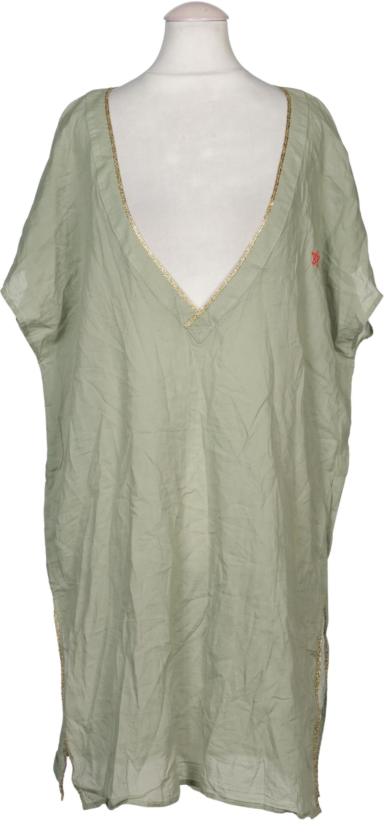 Les Tropéziennes par M Belarbi Damen Bluse, Hellgrün, Gr. XS, Baumwolle - Second Hand