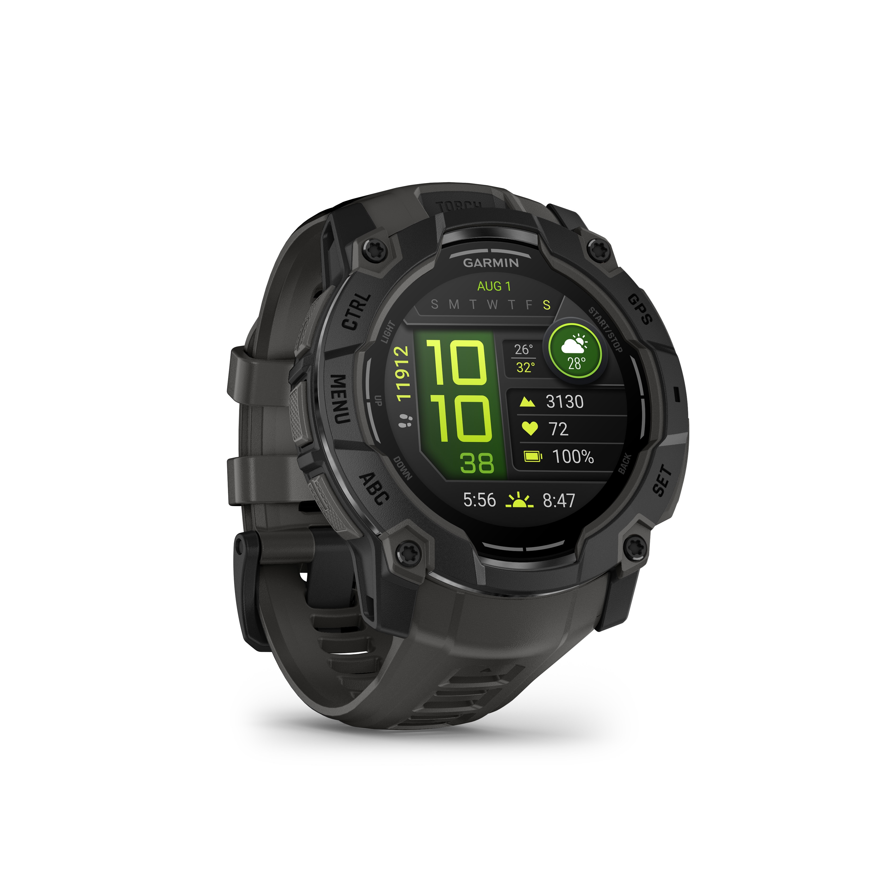 Garmin INSTINCT 3 Amoled schwarz 50mm Multisport Smartwatch 010-03020-00