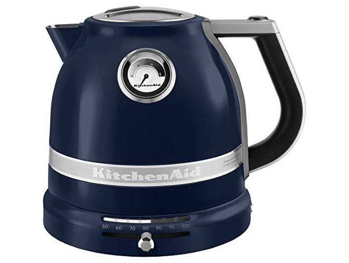 KitchenAid Artisan Wasserkocher 1,5L Temperaturwahl Ink Blue Tee, Kaffee und Aufgüsse auf den Punkt; Kanne mit herausnehmbarem Kalkfilter und ikonisches, langlebiges Design