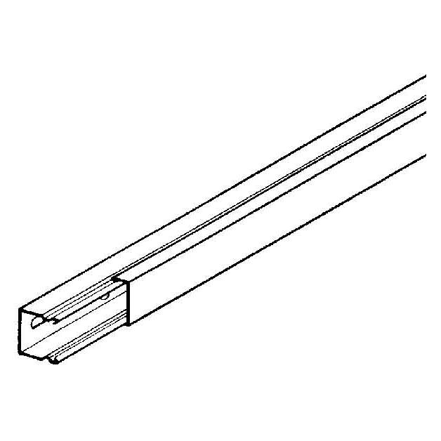 Niedax NIE LLK26.030E3 Leitungsschutzkanal Mini m.Deckel 26x30x2000mm Edelstahl (200 cm) (LLK26.030E3)