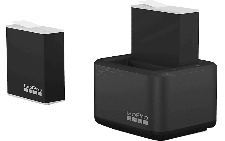Cargador batería - GoPro de dual y Baterías Enduro para Hero 9 / 10 11 12, Negro