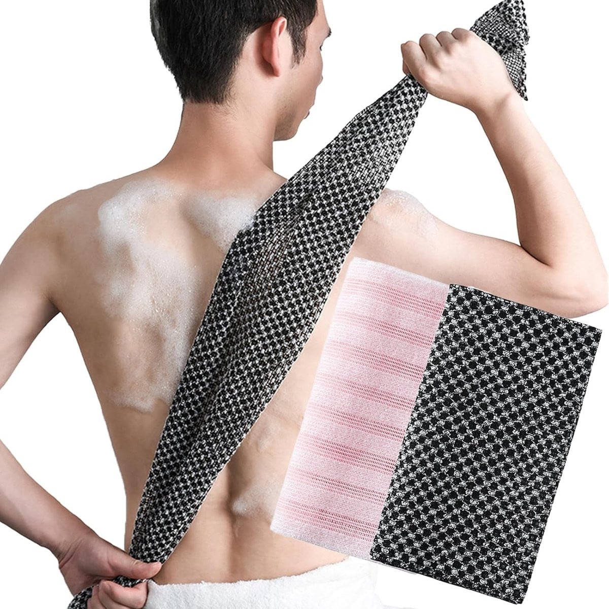 Set van 2 Exfoliërende Washandjes voor Lichaamsverzorging en Massage