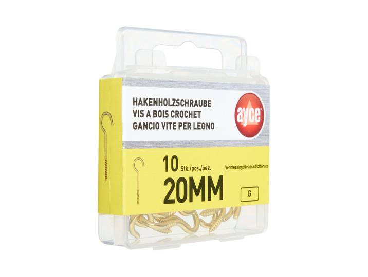 Ayce Haken-Holzschrauben 2 × 20 mm 5 Stück