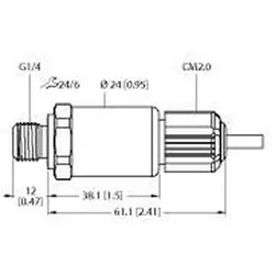 Turck Drucktransmitter PT25R2004I2CM2.0/O