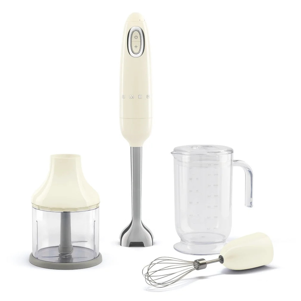 Smeg Staafmixer Cream met accessoires