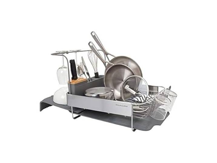 KitchenAid Erweiterbares Abtropfgestell in voller Größe, 45 cm, Anthrazit