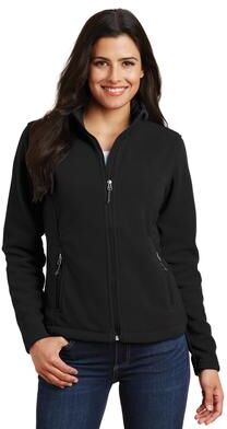 Port Authority L217 Women's Value Fleece Jacket in Black size Large   Polyester
