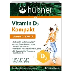 Hübner Vitamin D3 Kompakt Kapseln (30St)