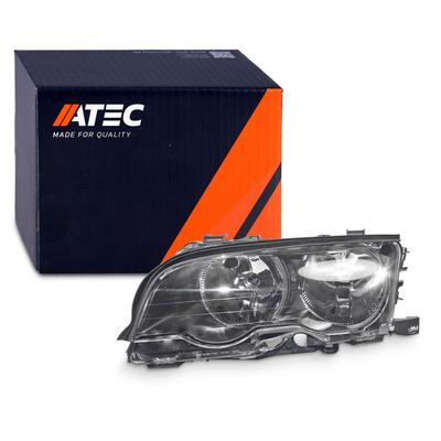 Atec Scheinwerfer H7/H7, schwarz, glasklar, elektr. LWR [Hersteller-Nr. 30311305] für BMW