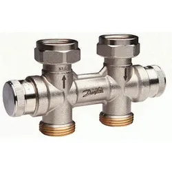 Danfoss dynamischer Hahnblock RLV-KDV für Ventil-HK G 3/4, Durchgang"