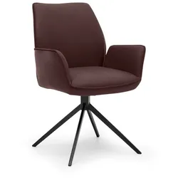 Musterring Stuhl Tiama Leder Braun Espresso