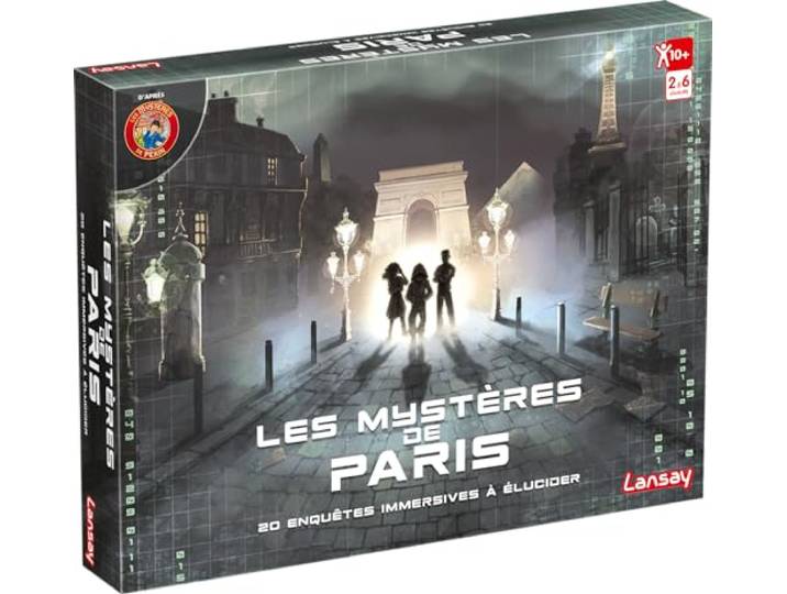 Lansay - De Mysteries van Parijs - Speurbordspel Familie - Vanaf 10 Jaar