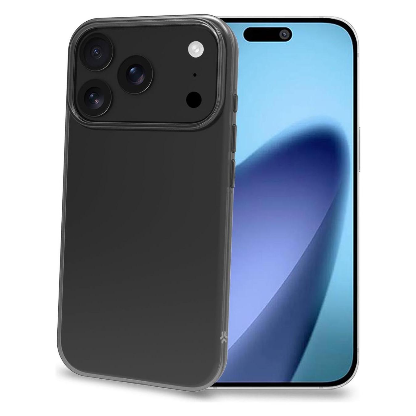 Celly Transparente Hülle aus TPU für Apple (Apple iPhone 17 Pro) (GELSKIN1151BK)