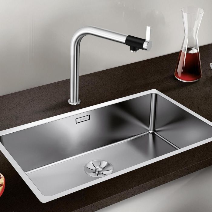 Blanco Andano 700-if Spüle 522969 74x44cm, Edelstahl Seidenglanz, IF-Flachrand