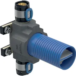 Geberit FlowFit UP-Kugelhahn m. Dämmung mit Befestigung, SiBr, d25