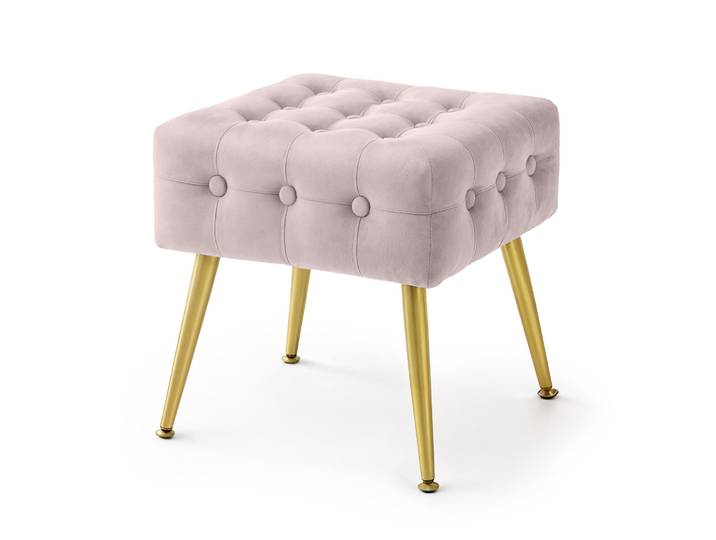 Sitzhocker – QUADRA – Hellrosa