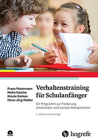 Franz Petermann - Verhaltenstraining für Schulanfänger: Ein Programm zur Förderung emotionaler und sozialer Kompetenzen - Preis vom 02.10.2026 23:42:20 h