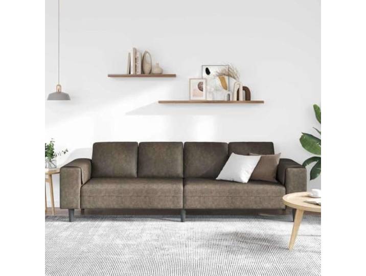 KTHLBRH Sofa Wohnzimmer Dunkelgrau 250 cm Minimalistisches Design, robuste Struktur, weiche Kissen, schicke Linie für jede Einrichtung