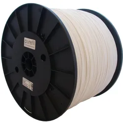 Purefil PLA Filament (PLA, 10000 g), 3D Filament, Weiss