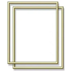 Schipper, Bilderrahmen, MNZ 2 x Alurahmen (3 x 14 cm)