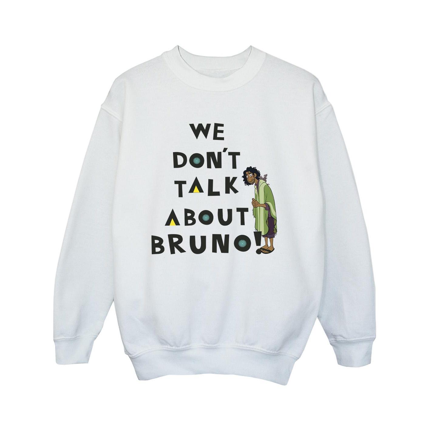 Disney Jongens Encanto We Dont Talk About Bruno Jongens Sweatshirt (Wit)