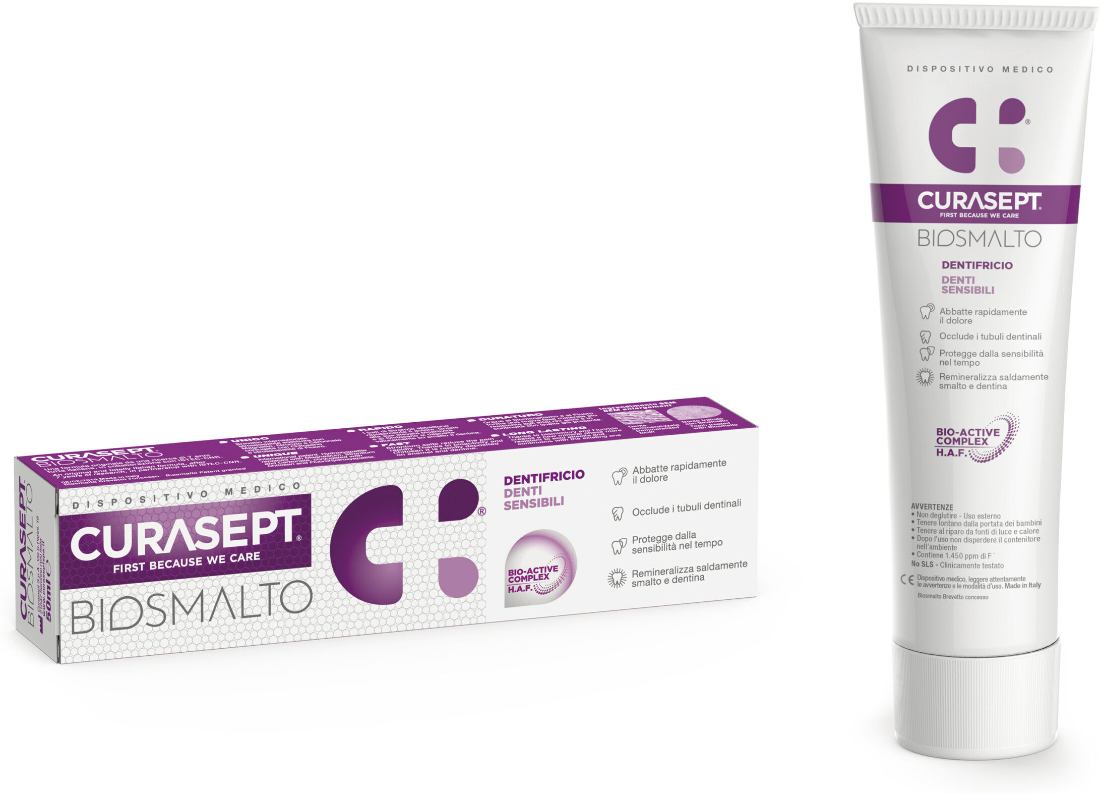 Curasept Biosmalto Dentifricio Denti Sensibili 75 ml