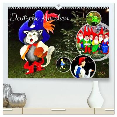 Deutsche Märchen (hochwertiger Premium Wandkalender 2027 DIN A2 quer), Kunstdruck in Hochglanz