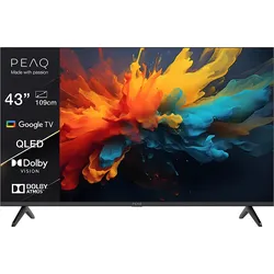 PEAQ PTV 43GQU-5024T QLED TV (43 Zoll / 108 cm, 4K, SMART TV)
