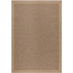 OUTDOORTEPPICH KASBERG, im Vintage-Stil, aus Polypropylen, Schwarz, 280 x 370 cm